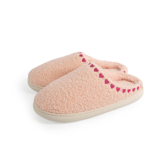 Home by Zapato Damen Hausschuh mit Shearling-Look