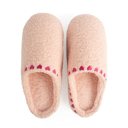 Home by Zapato Damen Hausschuh mit Shearling-Look