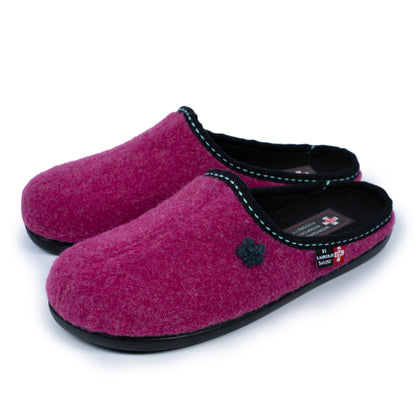 Damen Filz-Pantoffeln