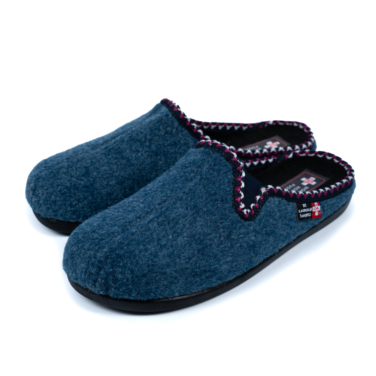 Damen Filz-Pantoffeln