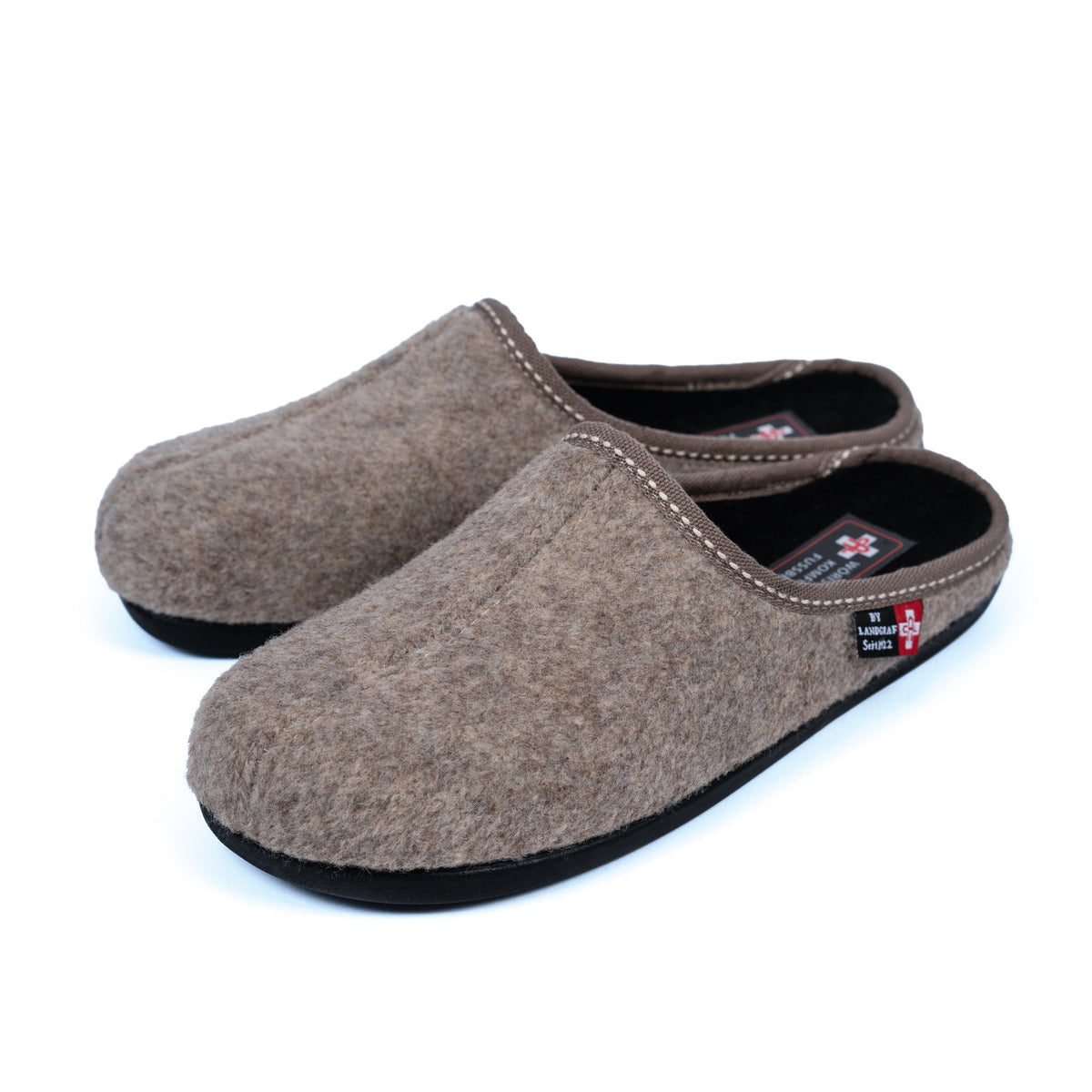 Damen Filz-Pantoffeln
