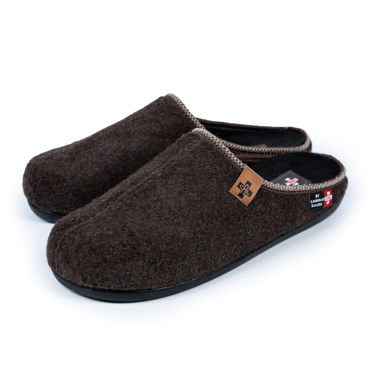 Herren Filz-Pantoffeln