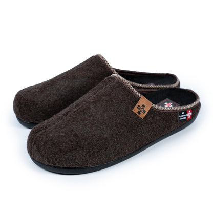 Herren Filz-Pantoffeln