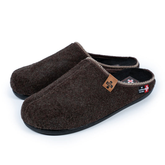 Herren Filz-Pantoffeln