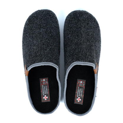 Herren Filz-Pantoffeln